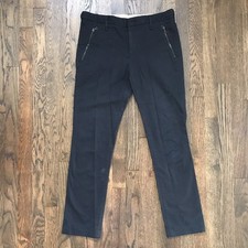 Rag & Bone Pants Womens 29 Black Ankle Zip Pocket Stretch 29x28 USA Made