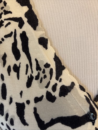 Roberto Cavalli Sweater, Size 42, US Medium, Cardigan, Cashmere Blend, Animal - Picture 11 of 14