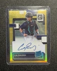 2022 Donruss Optic Rated Rookie Cal Raleigh Gold Auto /10 MVP EBAY 1/1