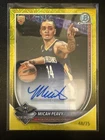 2025-26 Bowman Micah Peavy RC Rookie Yellow Chrome Ref AUTO #48/75 (SR)
