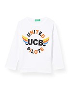T-Shirt United Colors of Benetton Z6ERJ M/L 3I1XC1571 Weiß 101 Kinder 74