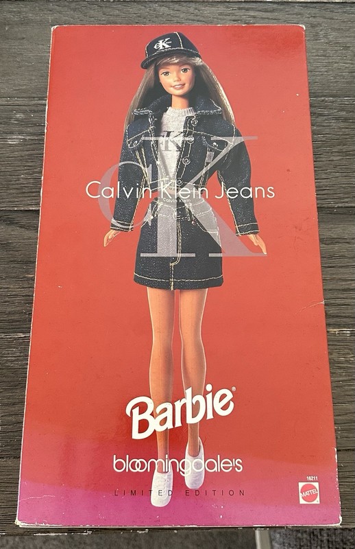 1996 Calvin Klein Jeans Barbie Bloomingdales Mattel Limited Edition Unopened