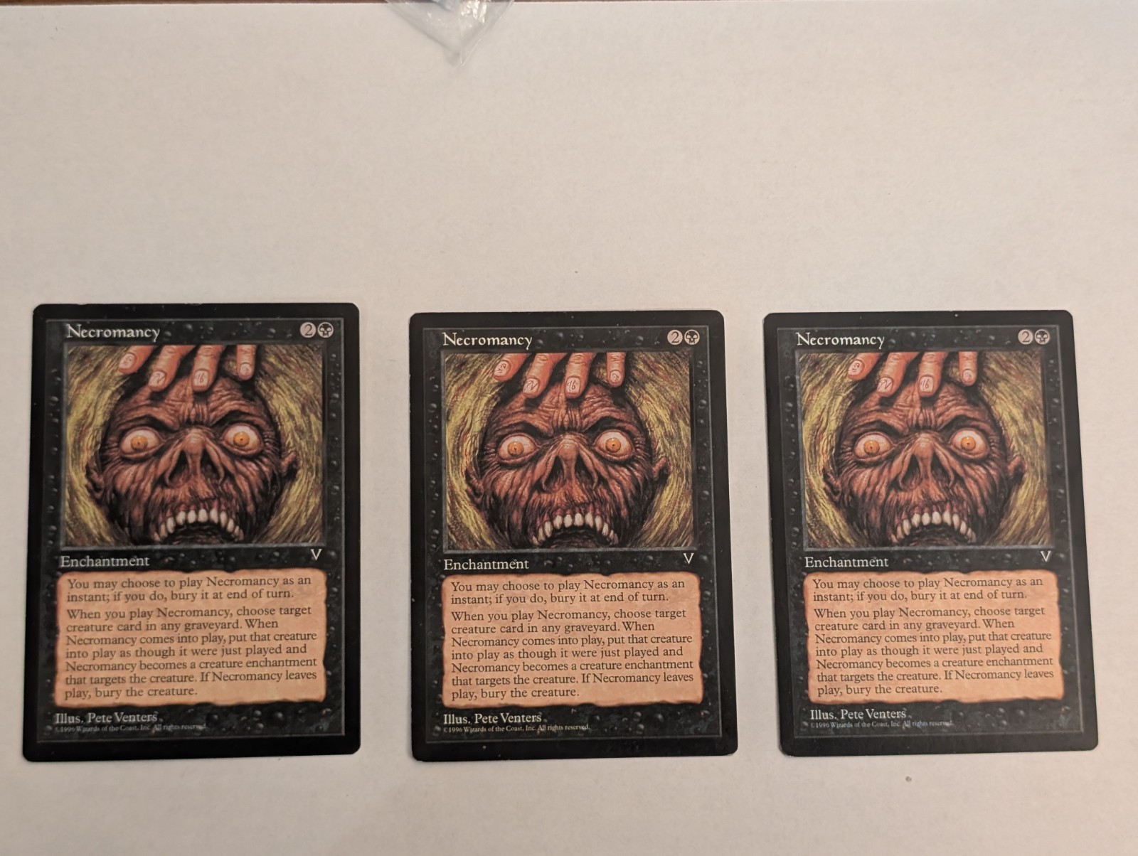 Necromancy MTG Card – Visions | Magic the Gathering | MP 3 Available