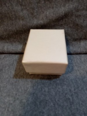 Piercing Pagoda Jewelry Box ONLY White Presentation Padded Cushioned