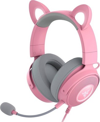 Razer Kraken Kitty V2 Pro Verkabelte Ohrumschließende Gaming-Kopfhörer - Quartz