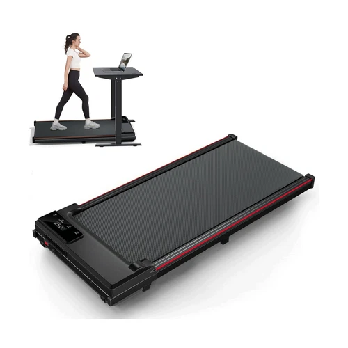Walking Pad Treadmill with Incline, Portable Under Desk Treadmill with Inclin...