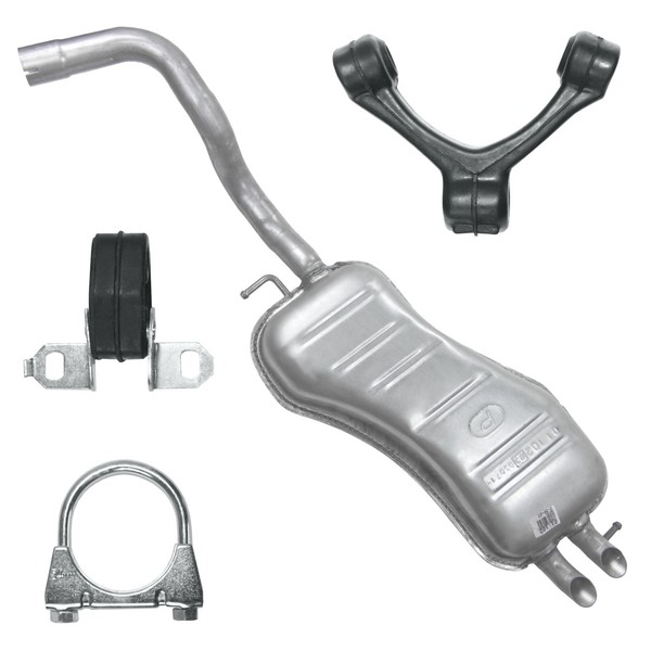 Endtopf Auspuff FüR Audi A3 8L Seat Leon 1 I VW New Beetle 1 I Golf 4 IV 1.9 TDI-image
