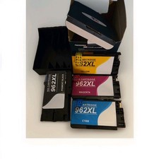 4Pk 962XL Ink Cartridges for HP 962 OfficeJet 9010 9015 9016 9018 9020 9025 9028