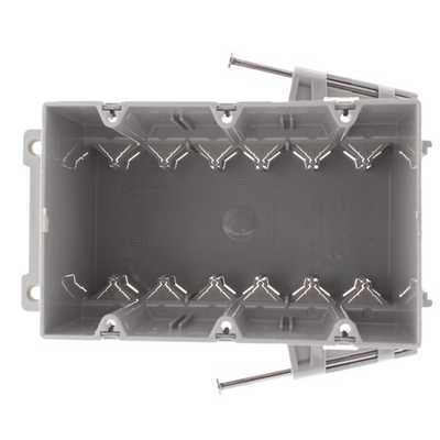 #ad Pass amp; Seymour Slater Gray 3 Gang Construction Switch amp; Outlet Box S3 54 RAC $11.39