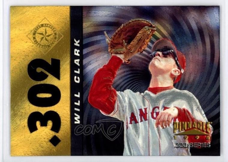 1996 Pinnacle Starburst Will Clark #186 0i2r