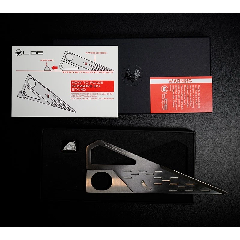 NEW LIOE DESIGN Phantom S420 Modern Art Futuristic Functional Stainless SCISSORS