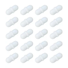 MECCANIXITY Magnetic Stirrer Mixer Stir Bar Rod 10mm/0.39" 10mm, White 