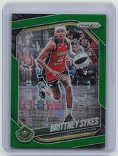 2025 Panini Prizm WNBA #121 Brittney Sykes Green Prizms