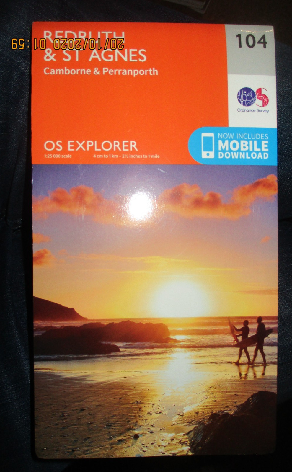 OS EXPLORER Map 104 REDRUTH & ST AGNES UNUSED mobile download NEW 2015 - Image 8