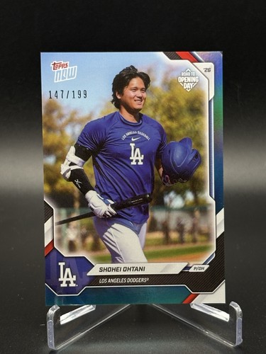 2026 Topps Now Shohei Ohtani Aqua Foil /199 Road to Opening Day Dodgers OD-271