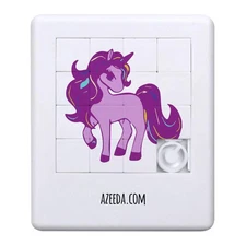 'Colorful Unicorn' Sliding Puzzle (PZ00030137)