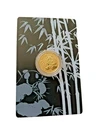 3 Gram .999 Silver Gold Gilded China Panda Tribute Medal in COA Card W/Capsule!!