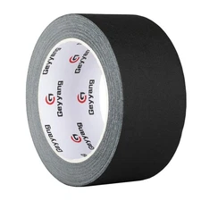 Gaffers Tape Matte Black Gaff Tape Waterproof, No Residue, Nonreflective