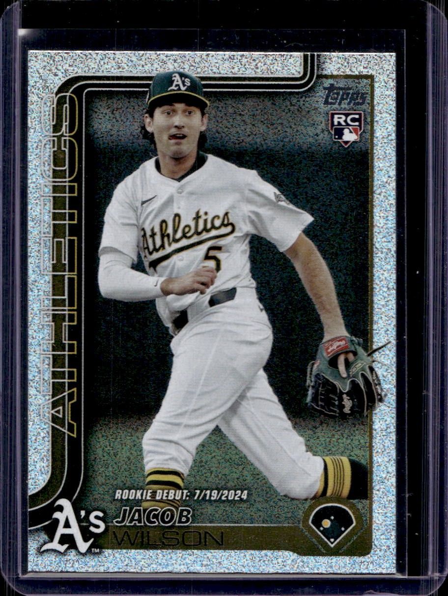 Jacob Wilson 2025 Topps Update #US180 Rookie Debut Sandglitter