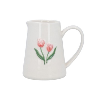Gisela Graham Tulpen Design kleine Keramik Kanne Frühling Thema Küchenzubehör