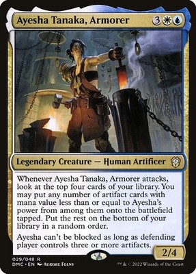 [MTG] Ayesha Tanaka, Armorer (Foil) (029) (DMC) LP-HP