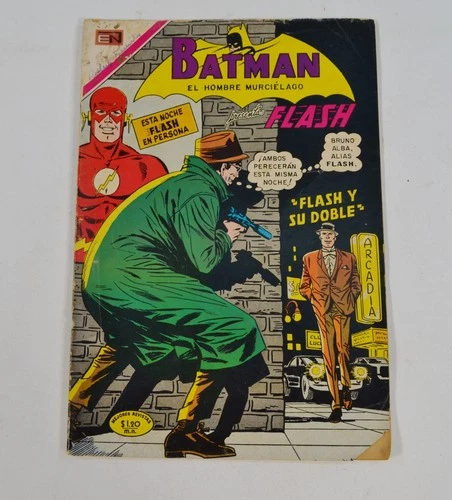 Batman El Hombre Murcielago Flash 510 1969 VTG Rare Spanish Language Comic Book