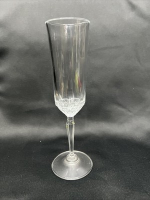 Cristal D Arques Longchamp 8'' Champagne Flutes Lead Crystal Glasses