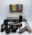 VTG 1985 Nintendo Console  2 Game Bundle W 2 Controllers & Zapper (New 72 Pin!!)