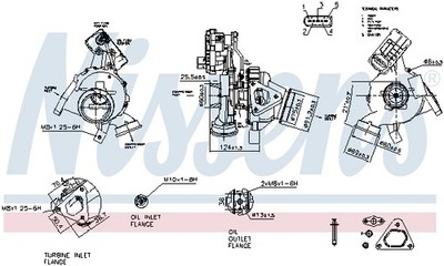 1x NISSENS 93161 Lader Aufladung für Mercedes-Benz
