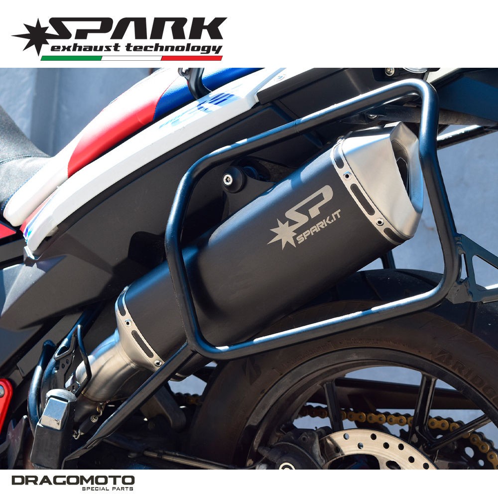 Échappement SPARK Force Noir : le goût de l'aventure en BMW F 800 GS