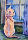 ACEO Original Painting OOAK - Kitten - Cat - Bartshe — photo 1