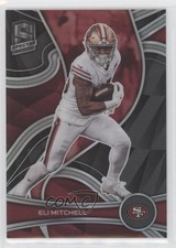 2022 Panini Spectra Silver Prizm Elijah Mitchell Eli Mitchell #80 0b3