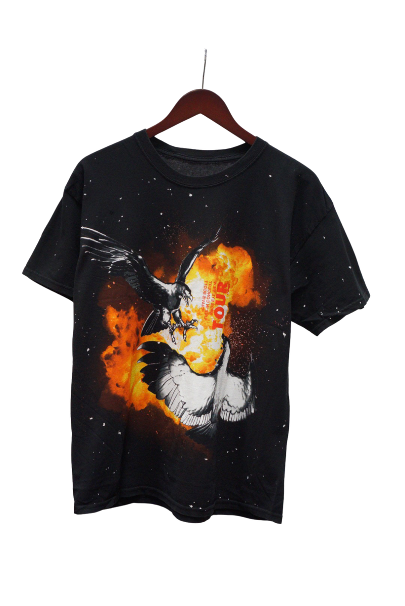 Travis Scott Birds Eye View Flame Tour Tee (93665-220) Men's