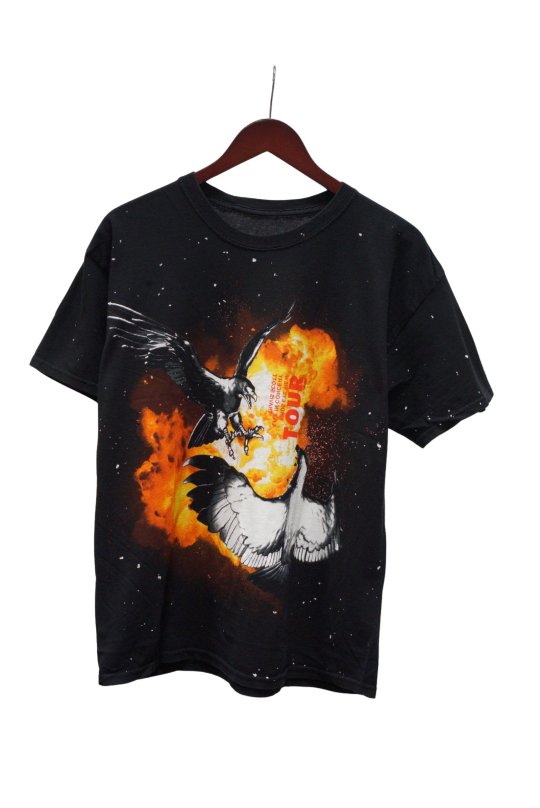 Футболка Flame Tour с Трэвисом Скоттом с высоты птичьего полета 93665-220 Мужской размер S-2XL 8290₽