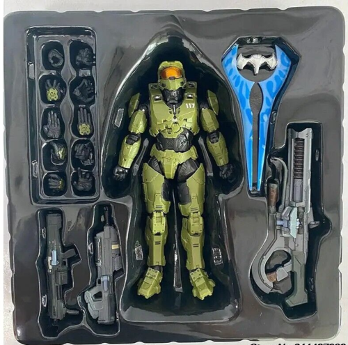 Figura de acción de juguete Halo Legends Infinate Master Chief Mjolnir Mark VI Gen 3 - Imagen 1 de 4