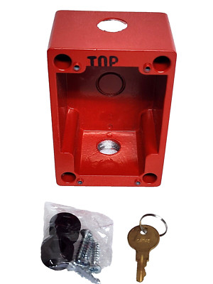 GE SECURITY WEATHER & EXPLOSION PROOF MANUAL STATION BACK-BOX FOR MPSR1-S45W-GE
