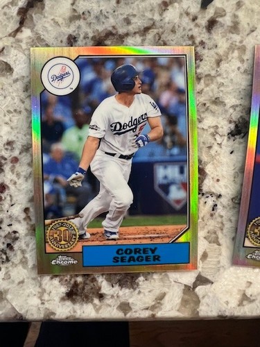 2017 TOPPS CHROME 1987 35th ANNIVERSARY INSERT CARD #s 87T1-87T25 PICK YOUR CARD - Picture 4 of 13