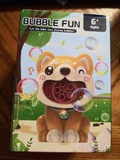 Bubble Fun Age 6 Bubble Machine X1/Bubble Water X2 Needs 4 AA Batteries