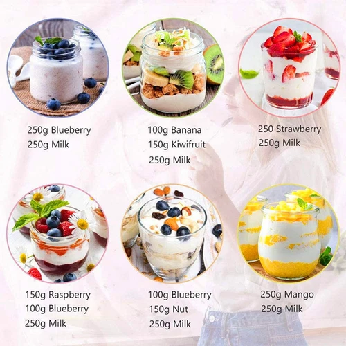 Joghurtbereiter Gerät mit Thermostat und 9 Gläsern 100ml für selbstgemachten Joghurt - Bild 7 von 24