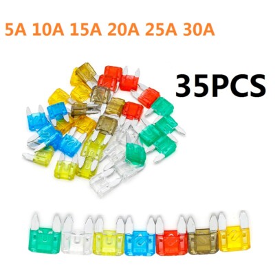 Car Blade Fuse STANDARD MINI MICRO Size (7.5A 10A 15A 20A 30A) Plug In - Foto 3