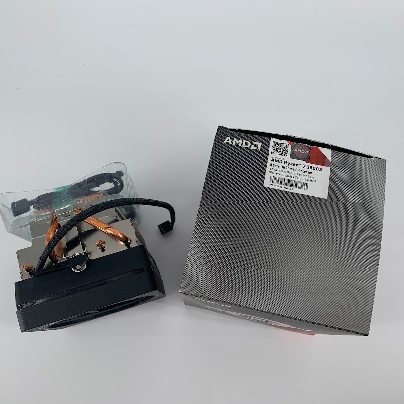 AMD RYZEN 7 3800x Fan and Heatsink Only (NO CPU)for 3.9 GHz AMD RYZEN 7 3800x Fan and Heatsink Only (NO CPU)for 3.9 GHz
