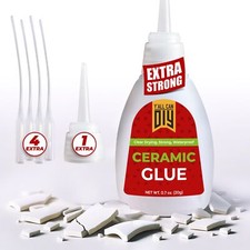 Y'allCanDiy Waterproof Ceramic Glue - Temperature Resistant Ceramic CA Glue R...