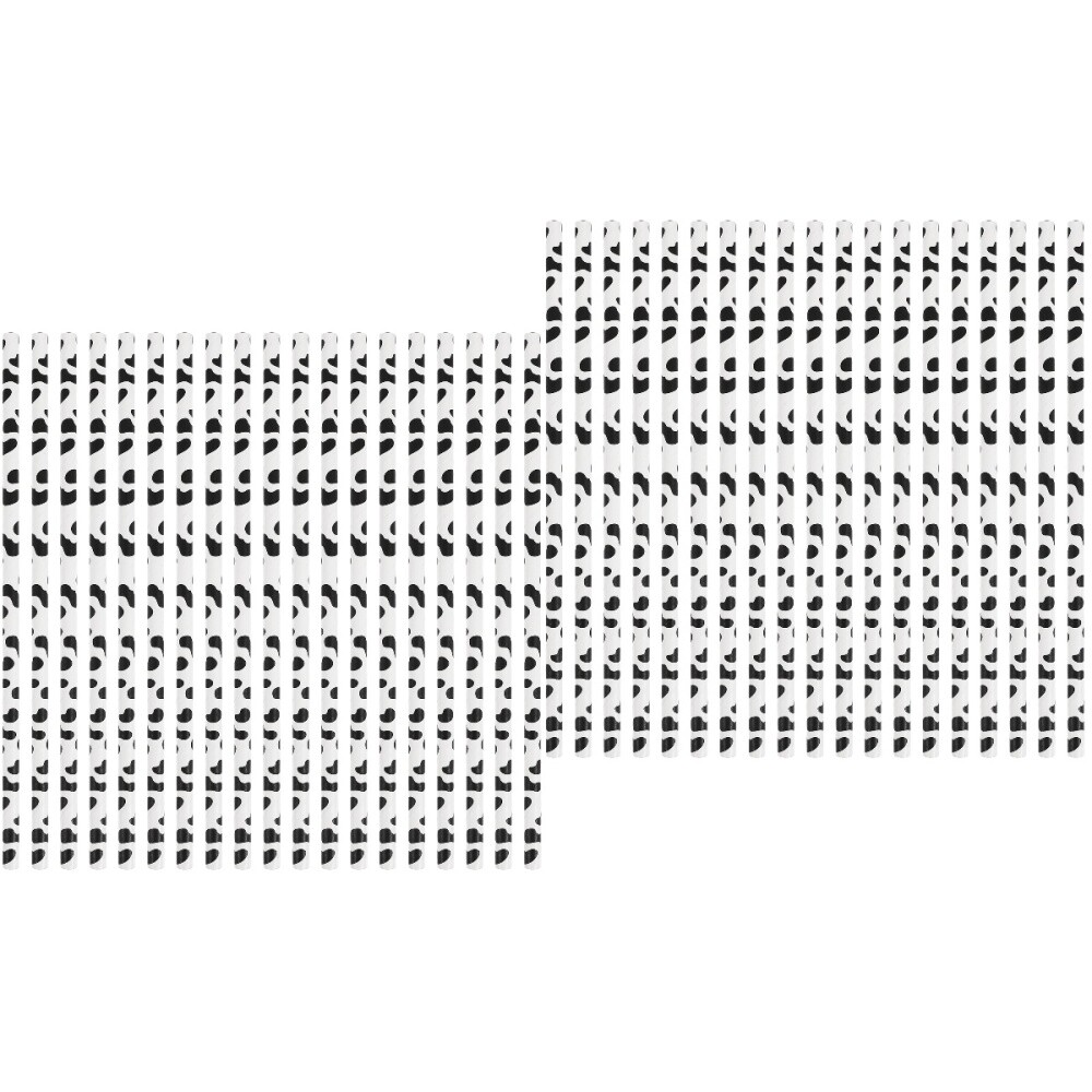 60pcs Coffee Straws Holiday Party Water Drinking Straws Cocktail Straws