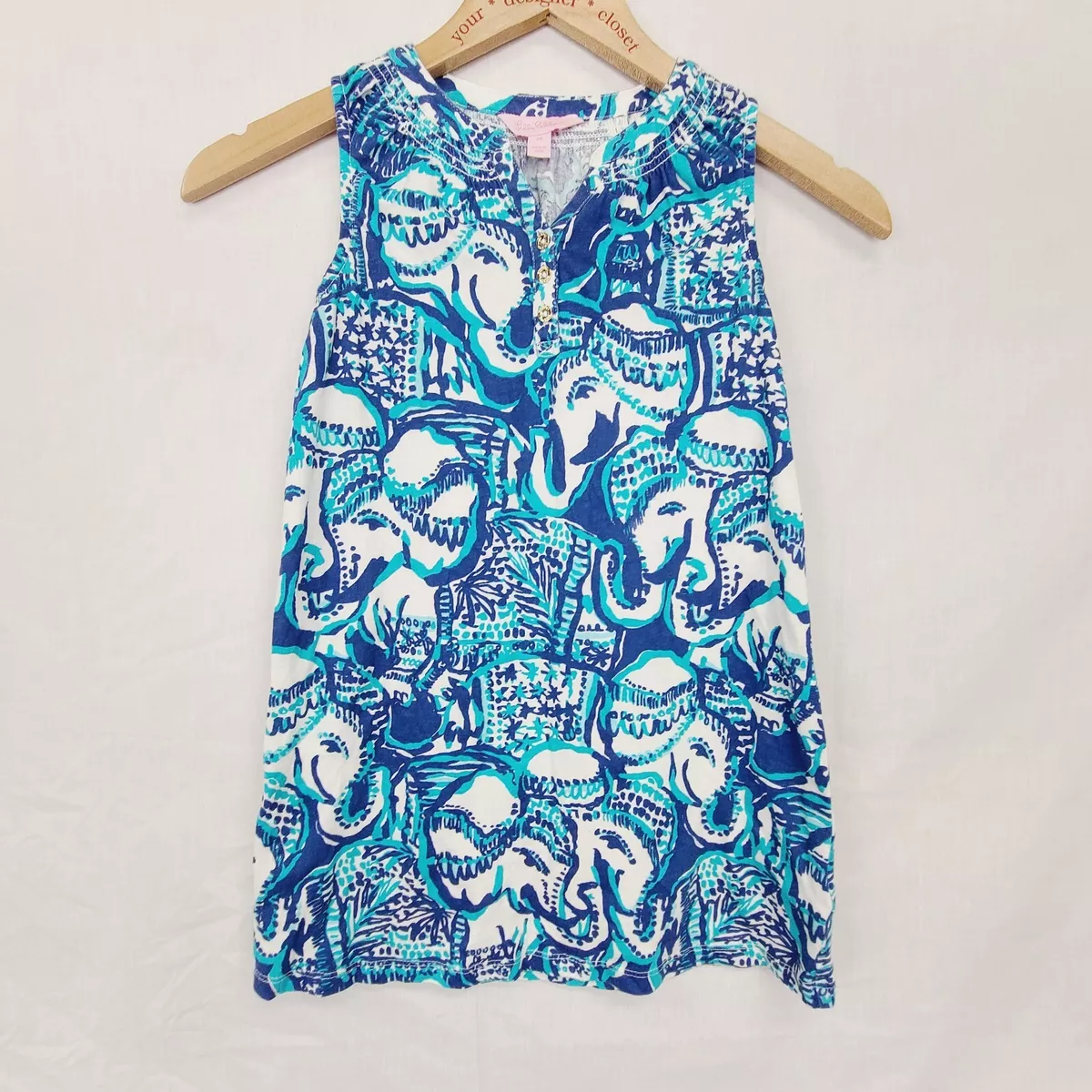 Lilly pulitzer top elephant print dress
