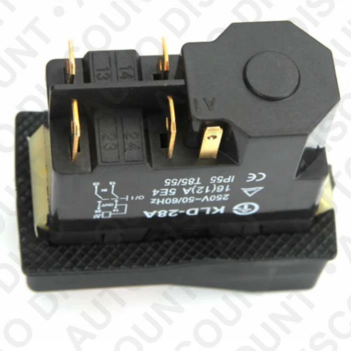 bouton poussoir marche arret pour machine outils interrupteur 220v/380v - Photo 2/4