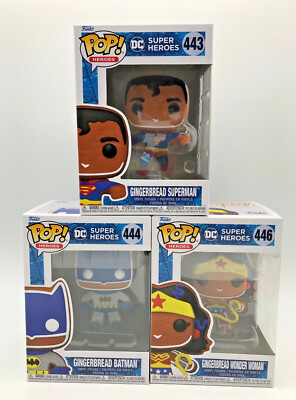 Batman Superman Wonder Woman Funko Pop! DC Christmas Holiday Weihnachten Edition