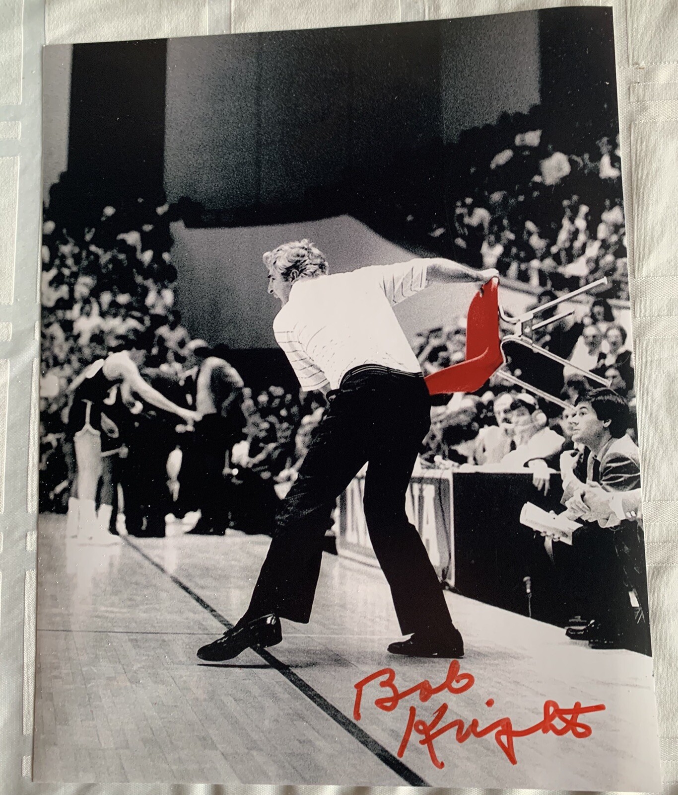 Bob Knight Autographed Memorabilia | Signed Photo, Jersey