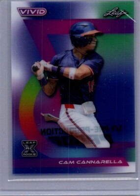 Cam Cannarella 2024 Leaf Vivid Baseball 1/1 Pre Production Proof