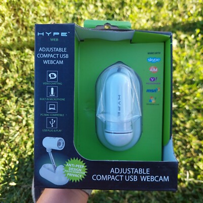 Hype HY-8820-WBC 300K USB 2.0 Webcam w/Built-in Microphone NIB