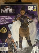 Disney Store Authentic Shuri Costume for Kids Black Panther Size 10/12 LARGE